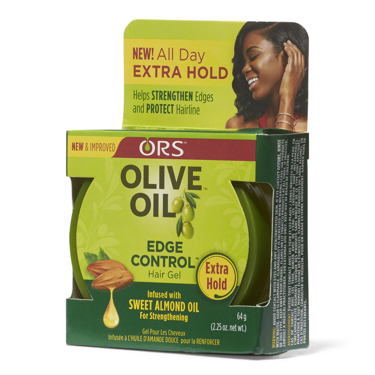 ORS Olive Oil Edge Control Hair Gel, Sweet Almond Oil