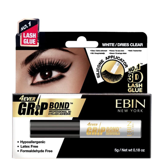 Ebin New York Grip Bond Latex-Free Lash Adhesive - White