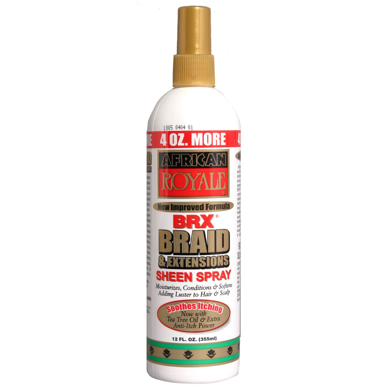 African Royale BRX Braid & Extensions Sheen Spray (12 oz)