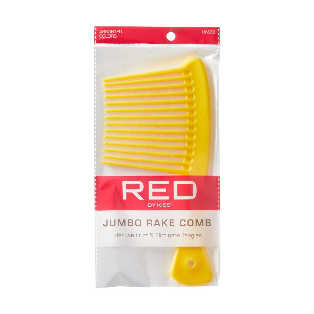 RED  Jumbo Rake Comb Asst Color