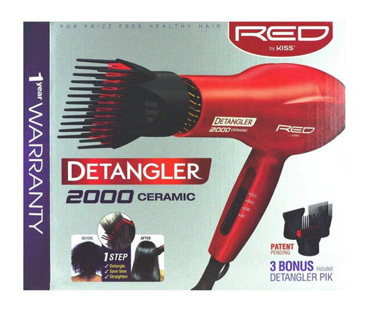RED 2000 Ceramic Detangler Dryer